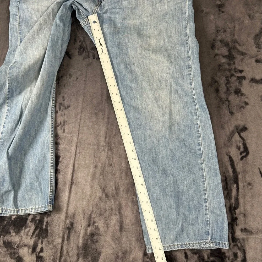Levi's 569 Loose Straight Jeans Mens 36x30 Light Blue Denim 00569-0094